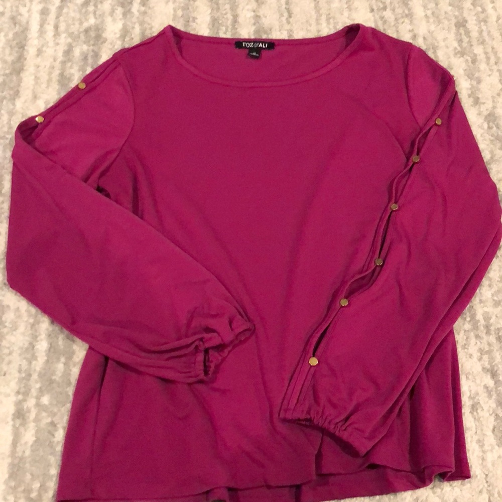 Raspberry blouse M - Picture 2 of 3